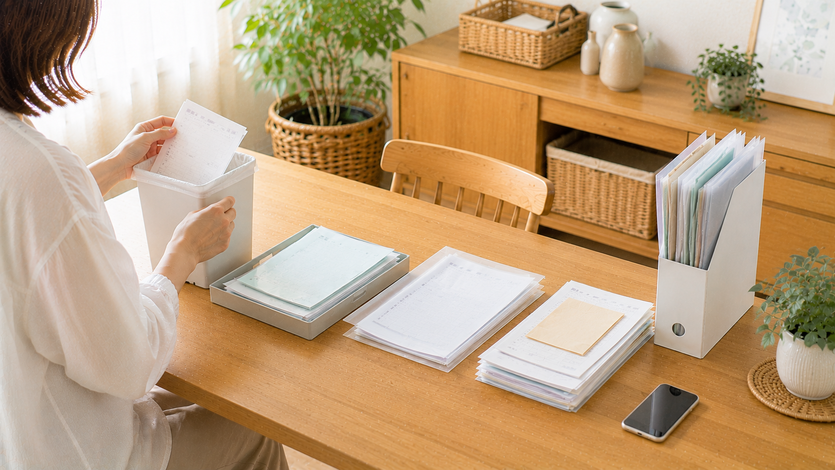 重要書類を紙で保管する場所
