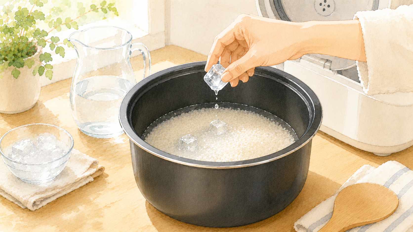 炊いたご飯を冷凍保存する