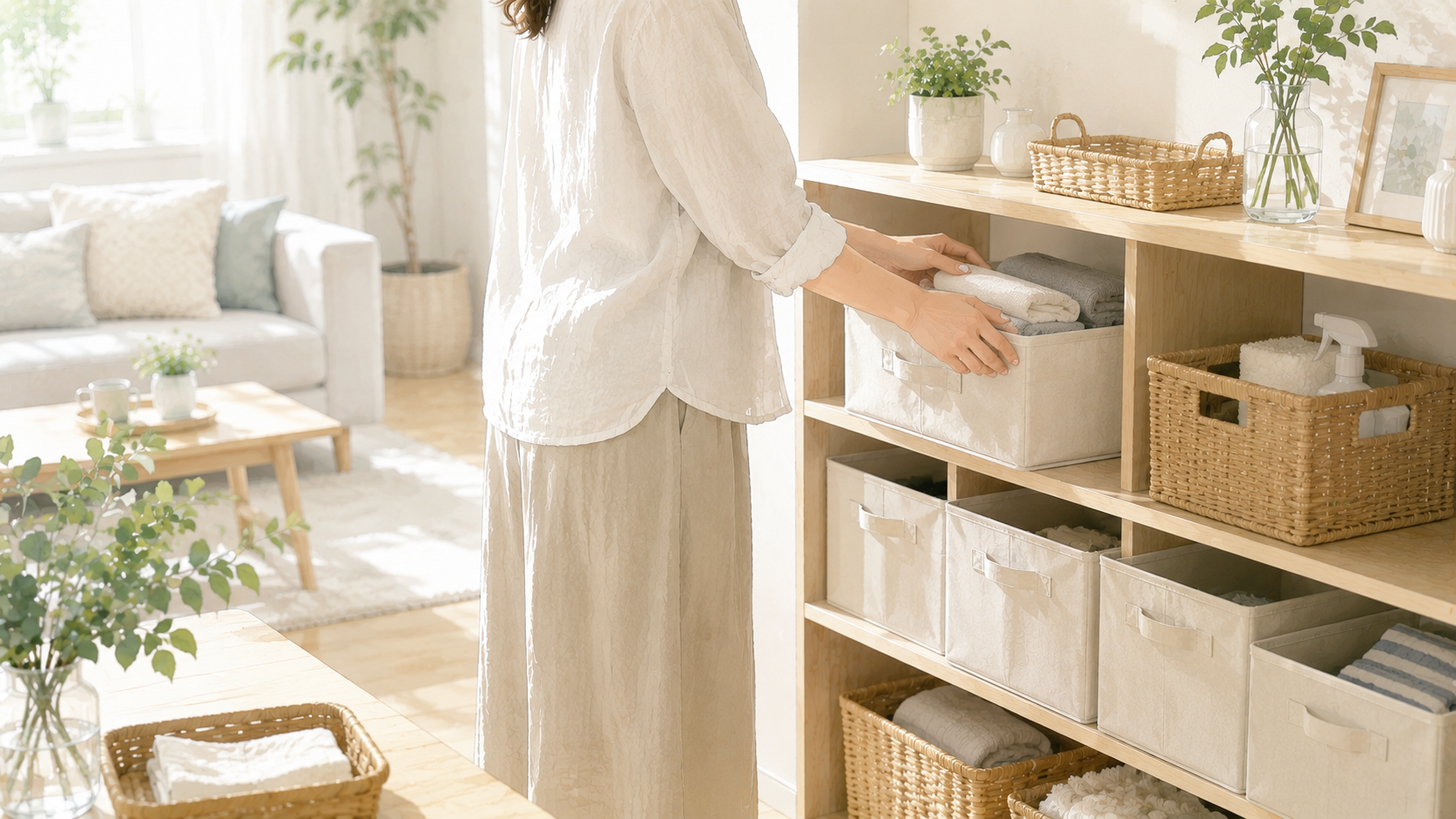 洗濯物をためない仕組みを作る