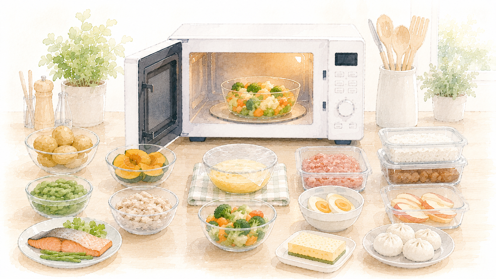調理が楽になる電子レンジの使い方