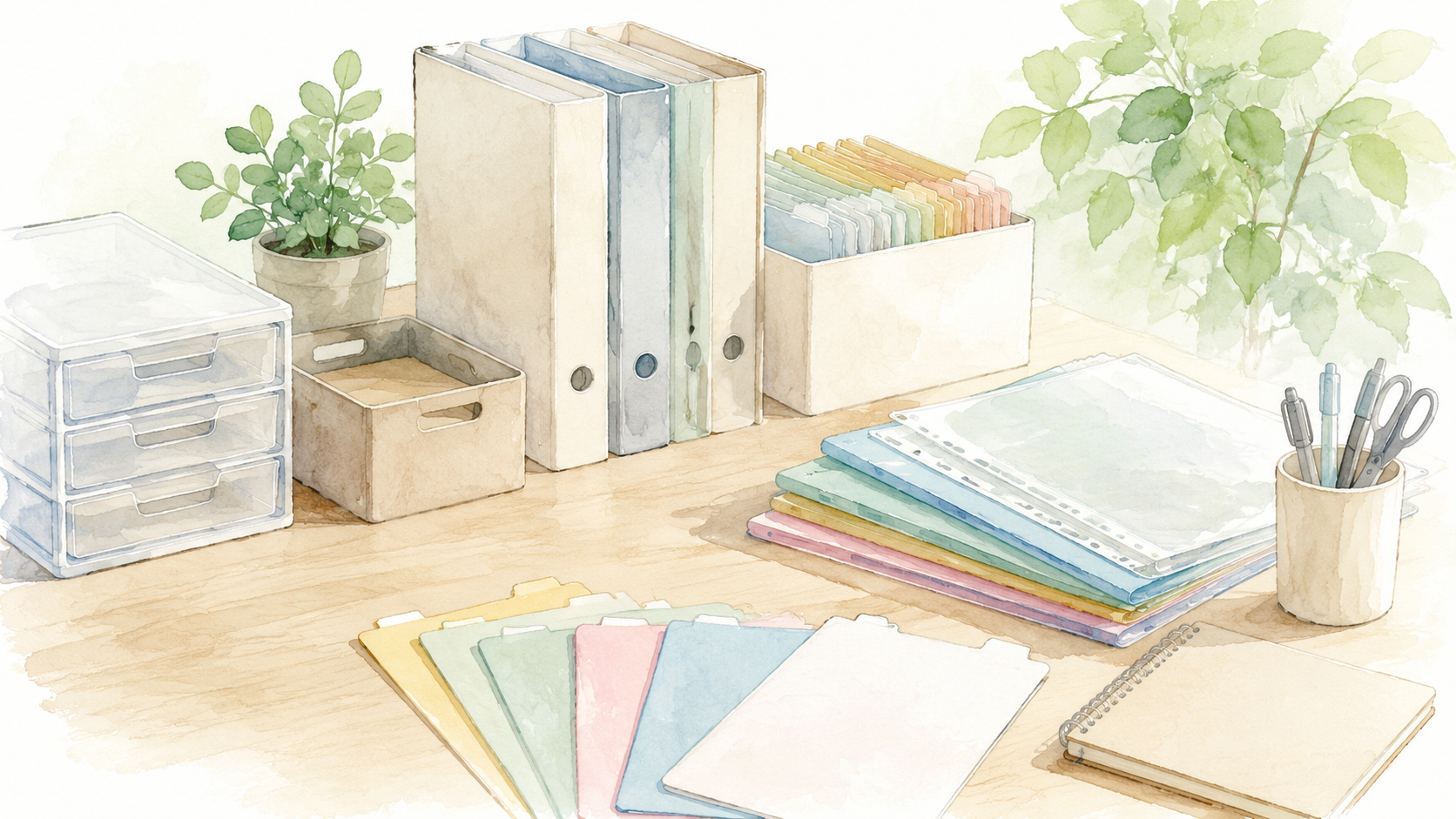 書類整理を始める前に準備するもの