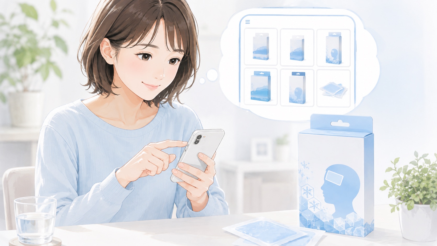 熱さまシートが現在も販売されているか公式情報を確認するイメージ