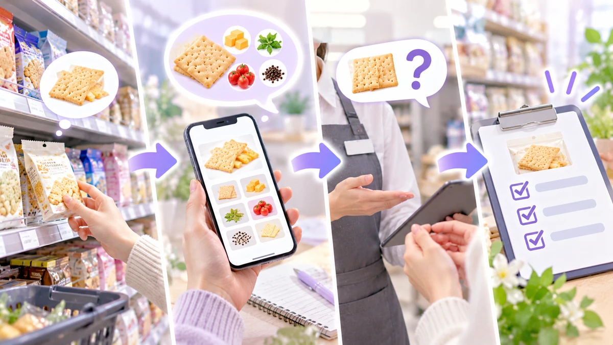 クラキットは「どの店にあるか」より、在庫の聞き方を先に決めますを分かりやすく示す図解画像
