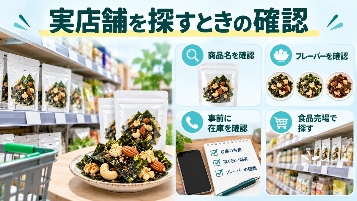実店舗を探すときは「店名の情報」をうのみにしないを分かりやすく示す図解画像