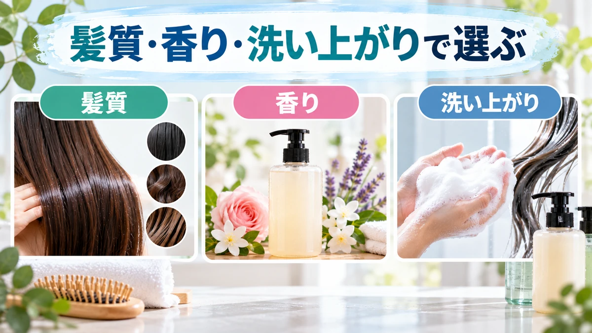 口コミは「仕上がり」と「使った人の条件」に分けて読むを分かりやすく示す図解画像