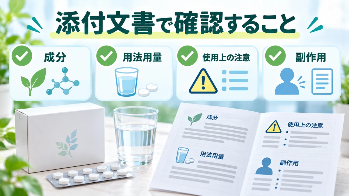 コリホグスは何の薬かを先に確認するを分かりやすく示す図解画像