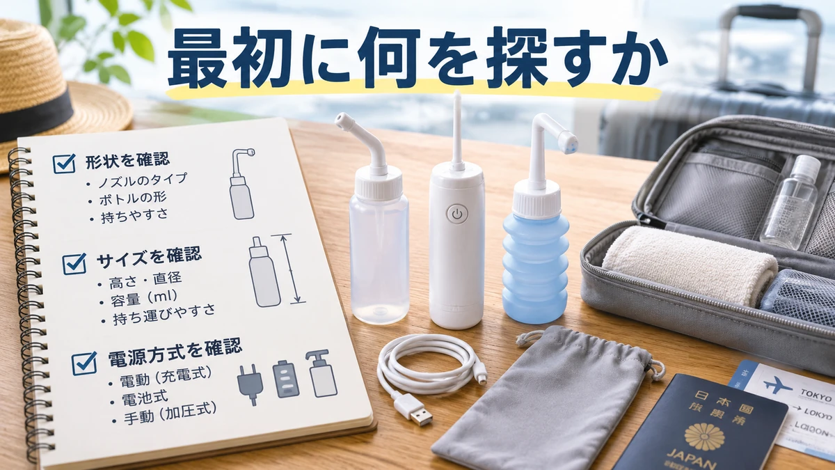 最初に『何を探すか』を言葉で分けるを分かりやすく示す図解画像